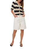 Vero Moda Shorts Sportivi Donna 10326196 Ecru - Avorio