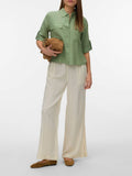 Vero Moda Camicia Casual Donna 10328652 Basil - Verde