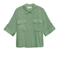 Vero Moda Camicia Casual Donna 10328652 Basil - Verde