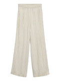Vero Moda Pantalone Palazzo Donna 10328663 Snow White Black - Avorio