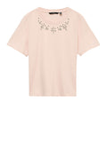 Vero Moda T-shirt Donna 10330329 Chintz Rose Strass - Rosa
