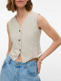 Vero Moda Gilet Donna 10333795 Silver Lining - Avorio