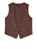 Vero Moda Gilet Donna 10333795 Chocolate Martini - Marrone