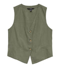 Vero Moda Gilet Donna 10333795 Deep Lichen Green - Verde