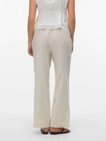 Vero Moda Pantalone Straight Donna 10333796 Silver Lining - Avorio