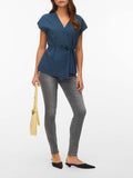 Vero Moda Gilet Donna 10339490 Midnight Navy - Blu