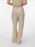 Vero Moda Pantalone Palazzo Donna 10340413 Silver Lining - Avorio