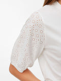 Vero Moda T-shirt Donna 10340706 Snow White - Bianco