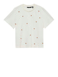 Vero Moda T-shirt Donna 10341979 Snow White Peach - Bianco