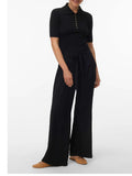 Vero Moda Pantalone Straight Jadina Donna 10342038 Black - Nero