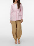 Vero Moda Blazer Donna 10342502 PinK-A-Boo W. Black Pinstripe - Rosa