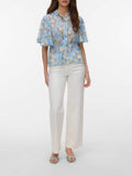 Vero Moda Jeans Wide Donna 10342513 Ecru - Avorio