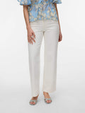 Vero Moda Jeans Wide Donna 10342513 Ecru - Avorio