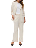 Vero Moda Blazer Donna 10343012 Oatmeal Melange As Offer Sampl - Avorio
