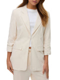 Vero Moda Blazer Donna 10343012 Oatmeal Melange As Offer Sampl - Avorio