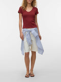 Vero Moda T-shirt Donna 10344229 Russet Brown - Marrone