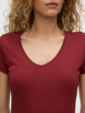 Vero Moda T-shirt Donna 10344229 Russet Brown - Marrone