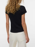Vero Moda T-shirt Donna 10344229 Black - Nero