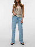 Vero Moda Top Donna 10344911 Oatmeal - Avorio