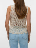 Vero Moda Top Donna 10344911 Oatmeal - Avorio