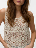 Vero Moda Top Donna 10344911 Oatmeal - Avorio