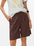 Vero Moda Shorts Donna 10344940 Chocolate Martini - Marrone