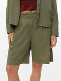 Vero Moda Shorts Donna 10344940 Deep Lichen Green - Verde