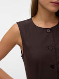 Vero Moda Gilet Donna 10345675 Chocolate Torte - Marrone