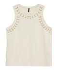 Vero Moda Top Donna 10346038 Birch - Avorio