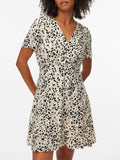 Vero Moda Vestito Mini Donna 10346102 Birch Kora - Bianco