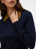 Vero Moda Pullover Donna 10347603 Night Sky - Blu