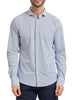 yes zee camicia casual bianco uomo c505op00 blu 164138298