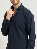Yes Zee Camicia Classica Uomo C505OQ00 - Blu
