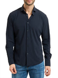 Yes Zee Camicia Classica Uomo C505OQ00 - Blu