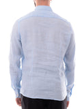 Yes Zee Camicia Casual Uomo C505UP00 Azzurro - Celeste