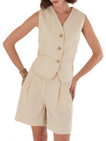 Yes Zee Gilet Donna G213EV00 - Beige