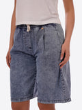 Yes Zee Shorts Jeans Donna P295EB00 Blu Marmorizzato - Denim