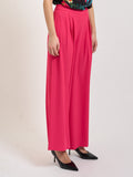 Yes Zee Pantalone Palazzo Donna P333CB00 Fucsia - Fuxia