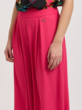Yes Zee Pantalone Palazzo Donna P333CB00 Fucsia - Fuxia