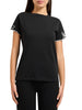 yes zee t shirt donna t240jx00 nero 166285133