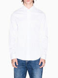 Armani Exchange Camicia Classica Uomo 8NZCBDZN10Z White/white - Bianco