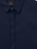 Armani Exchange Camicia Classica Uomo 8NZCBDZN10Z Navy - Blu