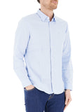 Armani Exchange Camicia Classica Uomo 8NZCGBZ8ANZ - Celeste