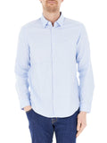 Armani Exchange Camicia Classica Uomo 8NZCGBZ8ANZ - Celeste