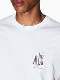 Armani Exchange T-shirt Uomo XM000365AF12308 Off White - Bianco