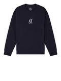 Armani Exchange Felpa Uomo XM000368AF10818 Deep Navy - Blu