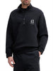 armani exchange felpa zip uomo xm000370af10818 deep navy blu 167425661