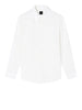 armani exchange camicia classica uomo xm001587af16631 off white bianco 169957079