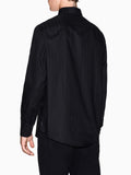 Armani Exchange Camicia Classica Uomo XM001587AF16631 Black - Nero