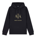 Armani Exchange Felpa Cappuccio Uomo XM003876AF20150 Black - Nero